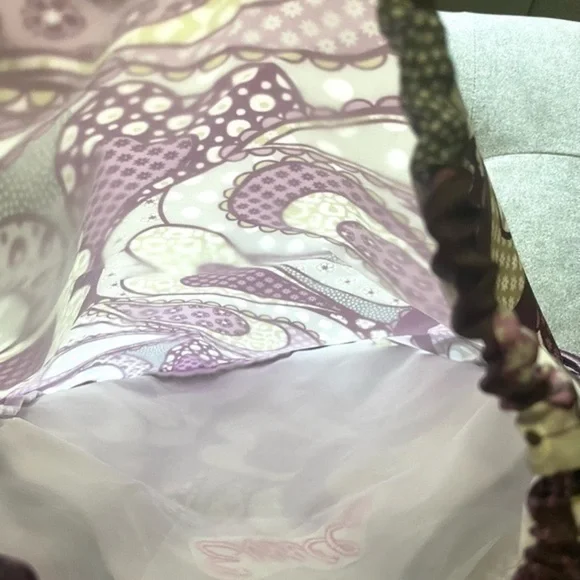 Thirty One Personalized "Emily" Drawstring Paisley Sling Bag - Picture 4 of 4